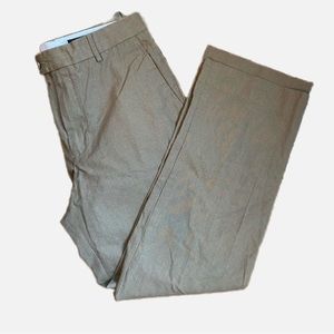 Banana Republic Mens Straight Leg Dress Cotton Chino 35/32 Khaki Brown